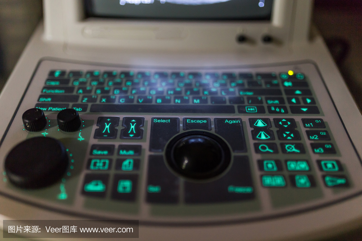 超声波设备的键盘